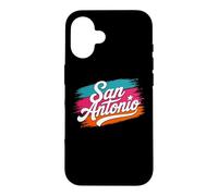 Custodia per iPhone 16 San Antonio Classic Vintage Retro Men Women Kid