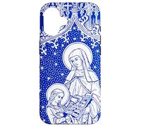 Custodia per iPhone 16 Santa Anna Maria Patrona dei Bambini Madri Cattolica
