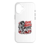 Custodia per iPhone 16 Santuario contro l'ombra Oni Samurai Epic Anime