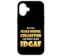 Custodia per iPhone 16 Scale Model Collector Rare Collection Train Car Scale Models