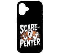 Custodia per iPhone 16 Scarepenter - Divertente gioco di parole per Halloween da falegname