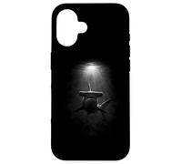 Custodia per iPhone 16 Scena subacquea dell'oceano dello squalo martello