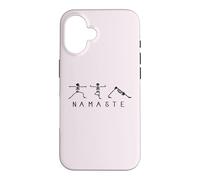 Custodia per iPhone 16 Scheletro per yoga Namaste/Boho Yogi Teacher Yoga Poses