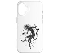 Custodia per iPhone 16 Scimmia Mistica Notte Luna Crescente