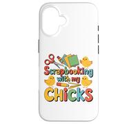 Custodia per iPhone 16 Scrapbooking con i miei pulcini Chicken Craft Hobby