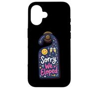 Custodia per iPhone 16 Scusa, abbiamo eluso gli sposi novelli