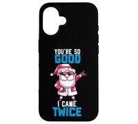 Custodia per iPhone 16 Sei così buono che sono venuto due volte - Babbo Natale