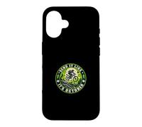 Custodia per iPhone 16 Send It Like Its October stemma mountain bike autunno