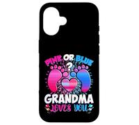 Custodia per iPhone 16 Sesso Rivela Nonna Team Rosa O Blu Cosa ne Pensi
