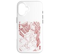 Custodia per iPhone 16 Shibuya giapponese che Attraversa il Paesaggio Urbano di