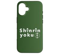 Custodia per iPhone 16 Shinrin-yoku: Bagno nella foresta & Terapia Zen