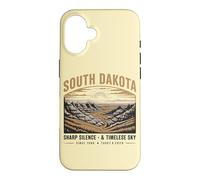 Custodia per iPhone 16 Silenzio e Cielo Senza Tempo del South Dakota