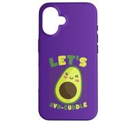 Custodia per iPhone 16 Simpatico gioco di parole Let's Avocado Cuddle