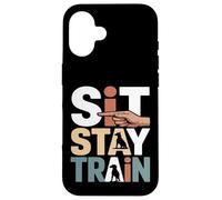 Custodia per iPhone 16 Sit Stay Train Dog Obbedience Trainer