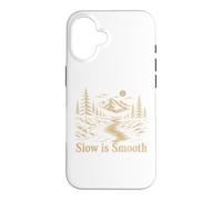 Custodia per iPhone 16 Slow Is Smooth Escursioni in montagna Foresta Laghi Natura