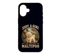 Custodia per iPhone 16 Solo Una Ragazza Che Ama Il Suo Cane Maltipoo Mamma Doodle