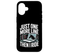 Custodia per iPhone 16 Solo un'altra linea poi cavalco programmatore