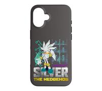 Custodia per iPhone 16 Sonic the Hedgehog Silver 20th Anniversary Distressed