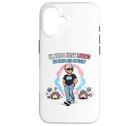 Custodia per iPhone 16 SONO TROPPO OCCUPATO VIVERE PER SPIEGARMI Trans Pride