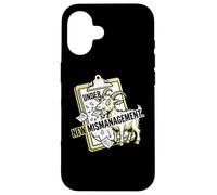 Custodia per iPhone 16 Sotto la nuova cattiva gestione Sarcastica Ufficio Umorismo Management