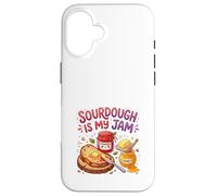 Custodia per iPhone 16 Sourdough Is My Jam Funny Baking for Women Bakers Moms