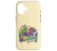 Custodia per iPhone 16 Souvenir retrò anni '80 Arcobaleno Armadillo Cowboy Dallas Texas