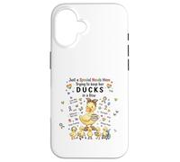 Custodia per iPhone 16 Special Needs Mom Autism Caregivers Cute Mama Duck