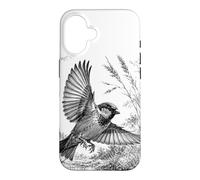 Custodia per iPhone 16 Spetebo volante disegnato con arte in natura