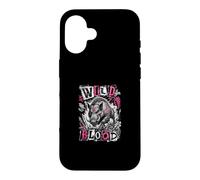 Custodia per iPhone 16 Spirito cacciatore di furia di cinghiale selvatico