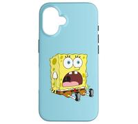 Custodia per iPhone 16 SpongeBob SquarePants Surprised SpongeBob Meme Logo