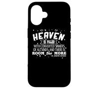 Custodia per iPhone 16 St Joseph Cafasso Heaven Catholic Saints citazioni