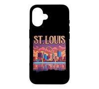 Custodia per iPhone 16 st. louis, gateway, arco, missouri, paesaggio urbano, orizzonte