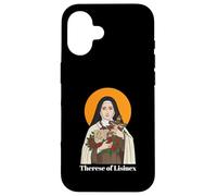 Custodia per iPhone 16 St. Therese of Lisieux Inspirational Quote graphic