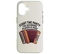 Custodia per iPhone 16 Start The Party Fisarmonica Player Music Instrument