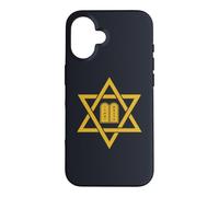 Custodia per iPhone 16 Stella di David Dieci Comandamenti Israele Ebraico Magen Art