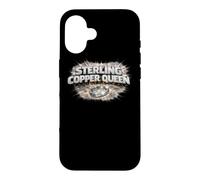Custodia per iPhone 16 Sterling Copper Queen creare gioielli con avvolgimento di