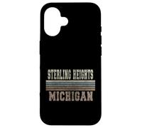 Custodia per iPhone 16 Sterling Heights Michigan retrò