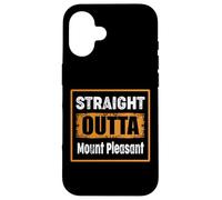 Custodia per iPhone 16 Straight Outta Mount Piacevole Carolina del Sud USA Umorismo Retro