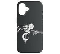 Custodia per iPhone 16 Stregoneria Occulto Michelangelo Luna Rosa Stregoneria Gotico