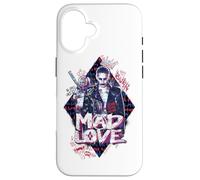 Custodia per iPhone 16 Suicide Squad Harley Quinn & Joker Mad Love