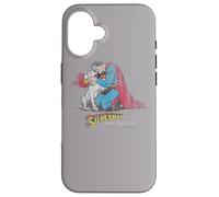 Custodia per iPhone 16 Superman and His Dog
