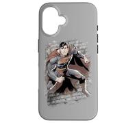 Custodia per iPhone 16 Superman Bricks