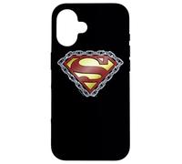 Custodia per iPhone 16 Superman Chained Shield