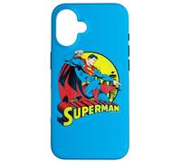 Custodia per iPhone 16 Superman Circle