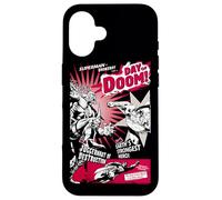 Custodia per iPhone 16 Superman Day of Doom Poster