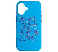 Custodia per iPhone 16 Superman Geo Scribbles