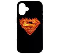Custodia per iPhone 16 Superman Hot Metal