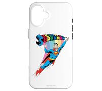 Custodia per iPhone 16 Superman Pride Rainbow