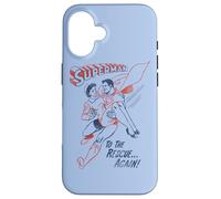 Custodia per iPhone 16 Superman To The Rescue