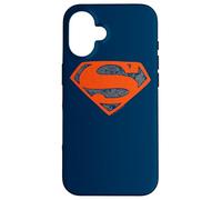 Custodia per iPhone 16 Superman Vintage Red Shield Collage